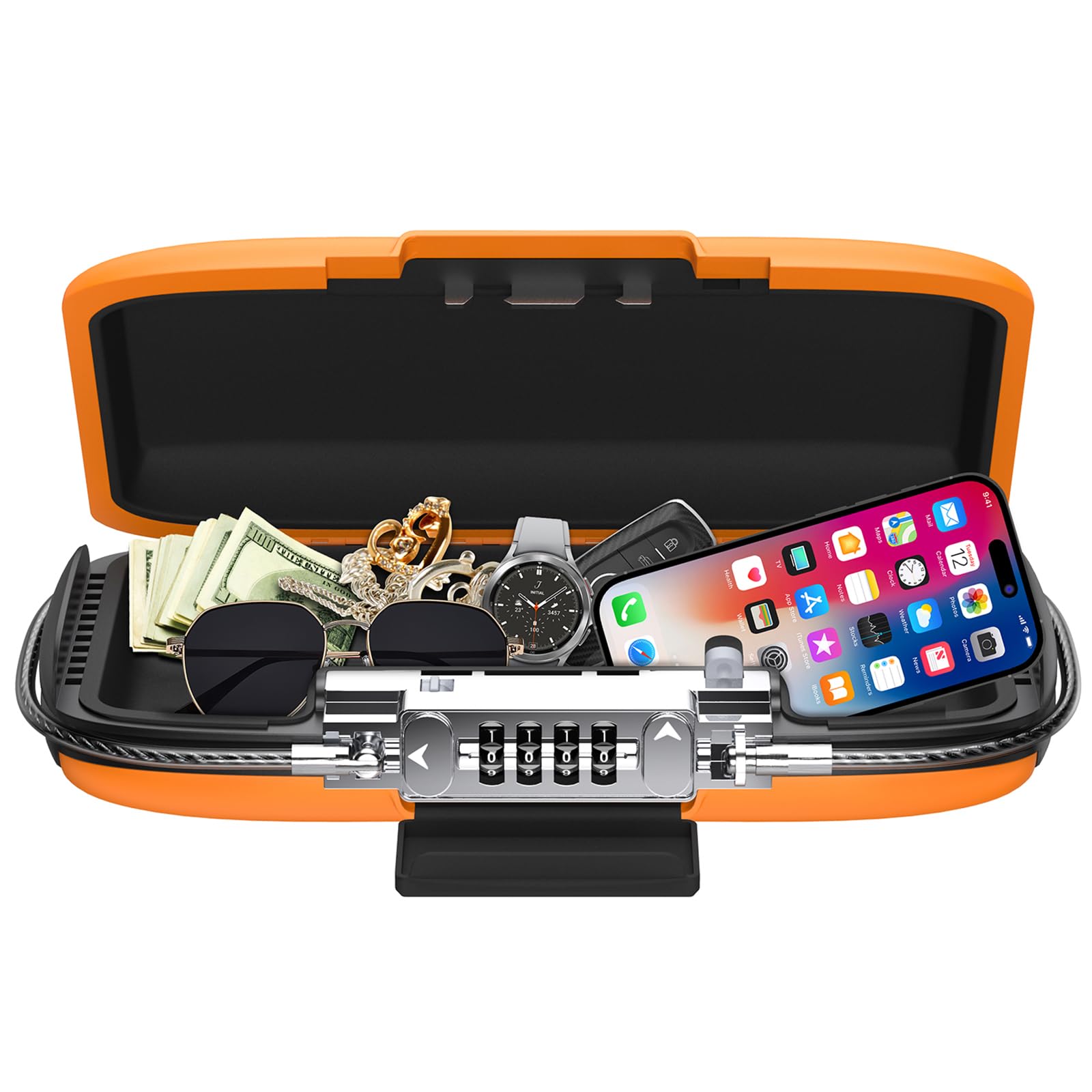 Safe Box Digital - Portable Safe Lock Box with 4-Digit