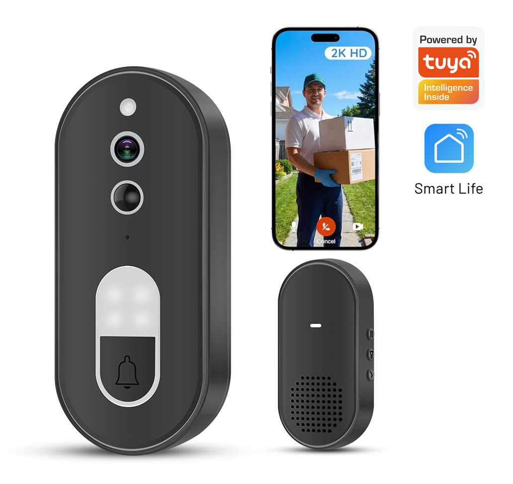 Home Security For Apartments - Tuya 1080P HD Wireless WiFi Video