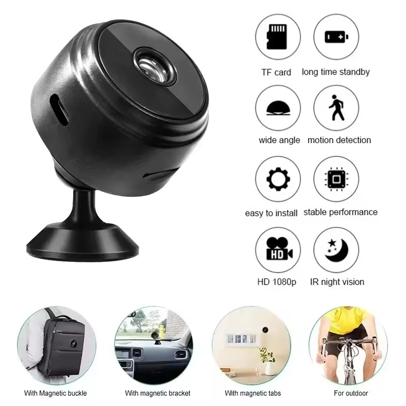 Home Security For Apartments - A9 Mini WiFi HD 1080P Security