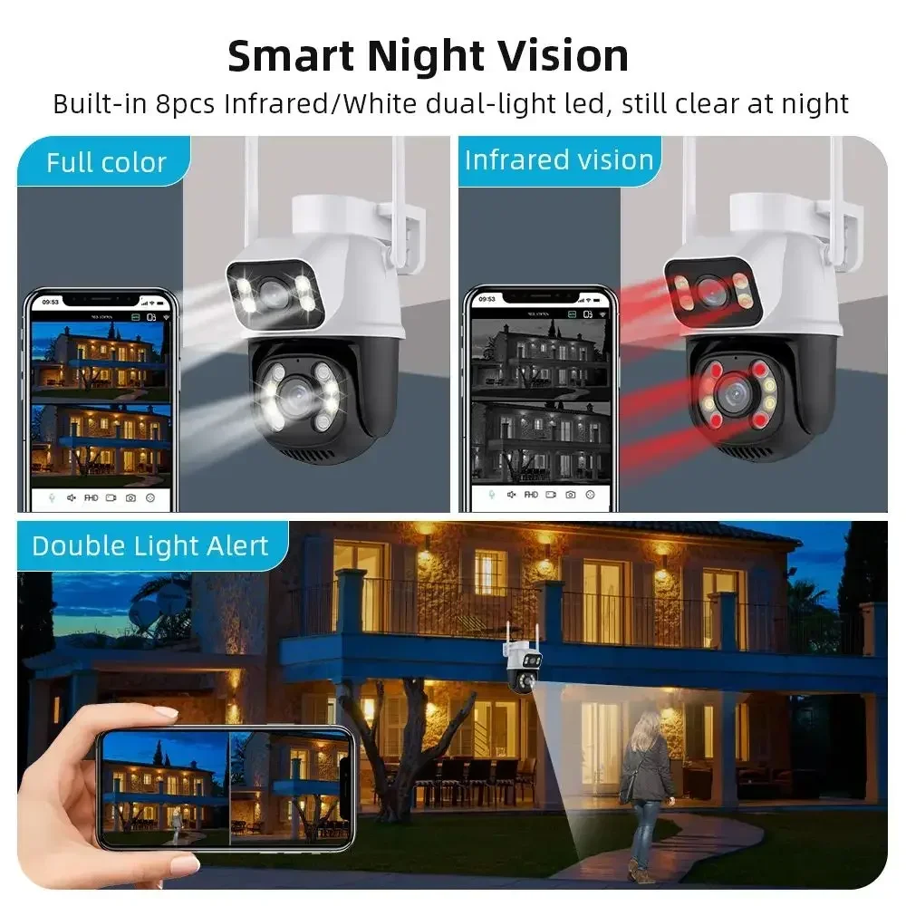 Home Security And Camera Systems - Icsee Xmeye 6MP 8CH Wireless Home