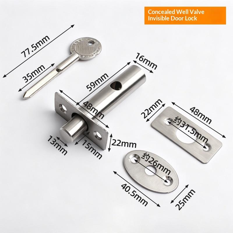 Home Security Group - Stainless Steel Anti Theft Hidden Door