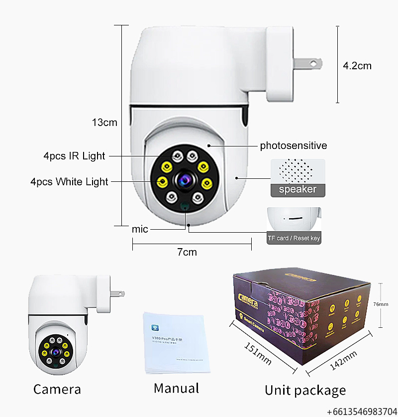 Home Security Monitor - Surveillance Camera Home Security Solar IP