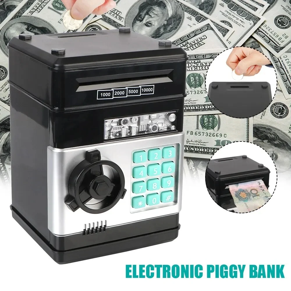 Safe Box Digital - Electronic Piggy Bank ATM Password Money