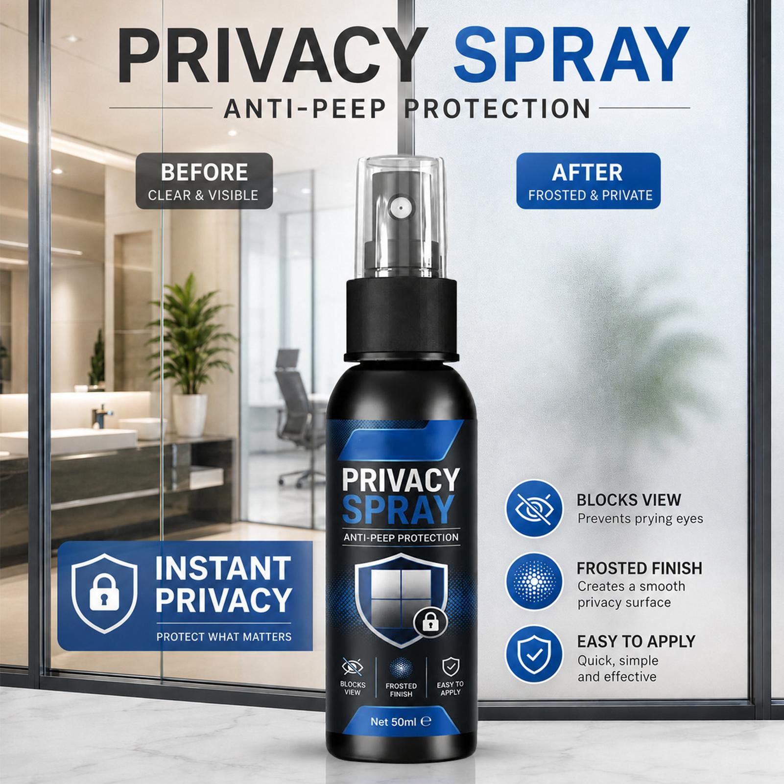 Home Security For Windows - 50ml Glass Frosting Spray Privacy Window