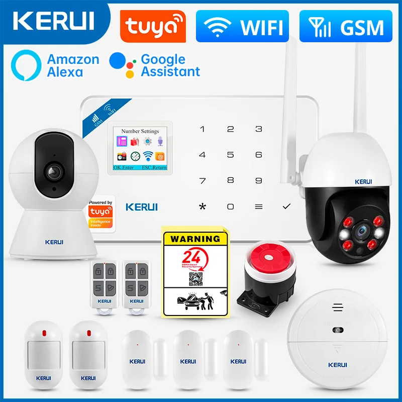 Home Security And Camera Systems - KERUI W181 Alarm System Security Home