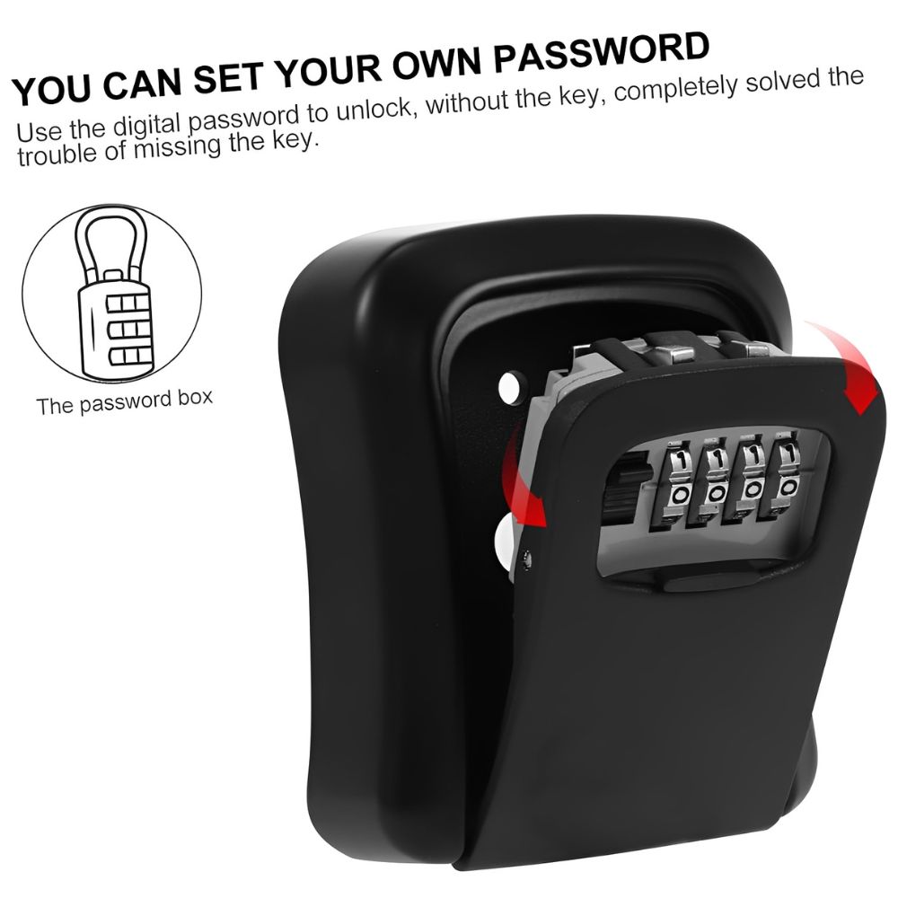 1/2/4pcs Wall Hanging 4-Digit  - Safe Box Digital 评论和价格