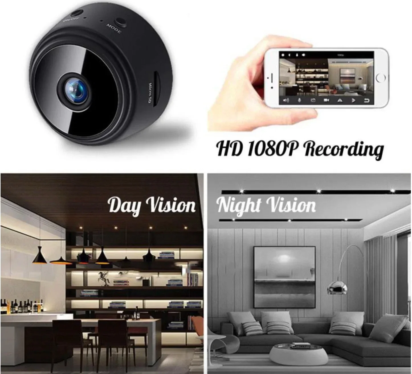 OnePlus A9 Mini Camera 1080P H - Home Security For Apartments 评论和价格