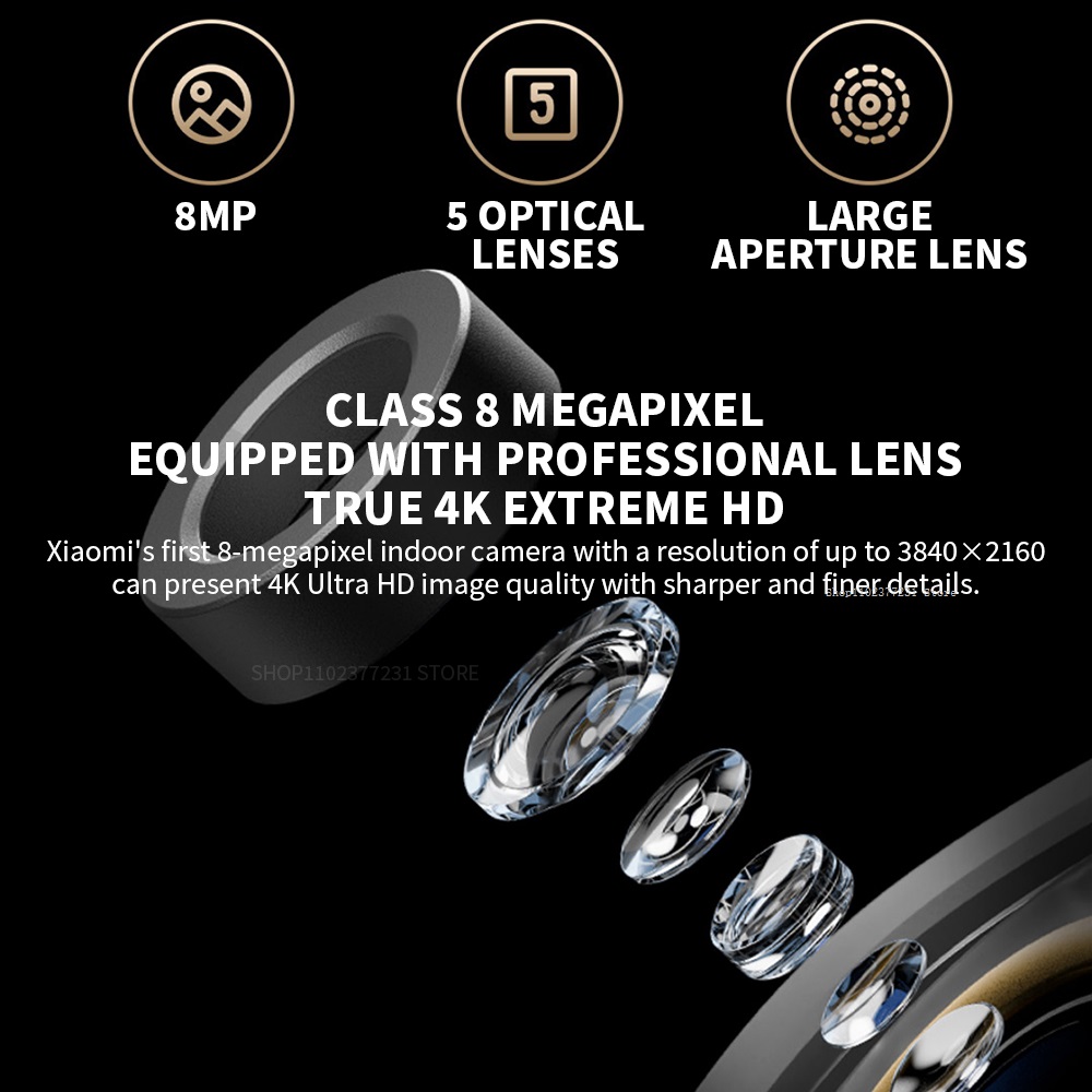 OG Xiaomi Smart Camera C700 4K - Home Security Camera 360 Xiaomi 评论和价格
