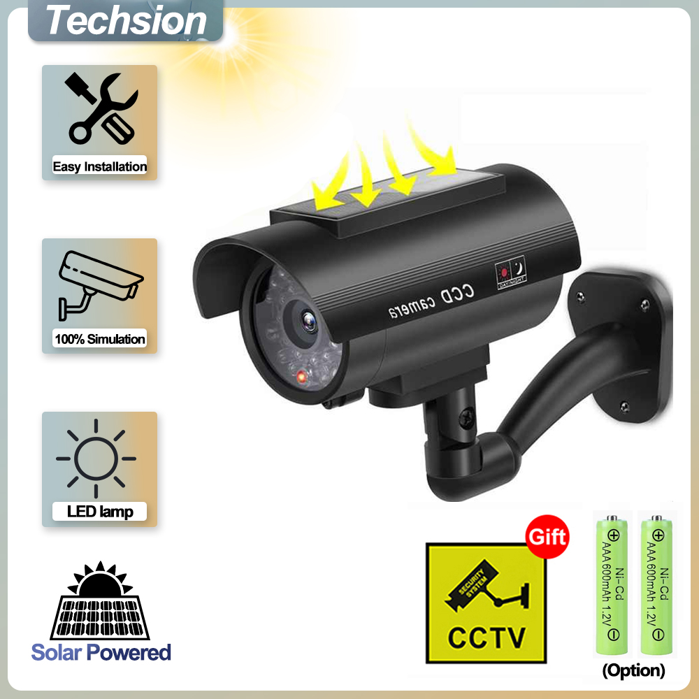 Solar Panel Dummy Surveillance - Solar Security Light 评论和价格