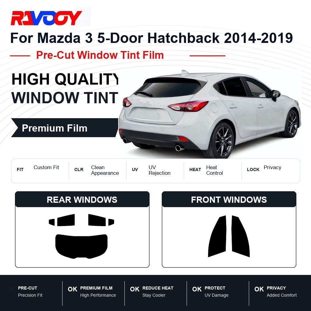 Premium Pre-Cut Window Tint Fo - Home Security For Windows 评论和价格