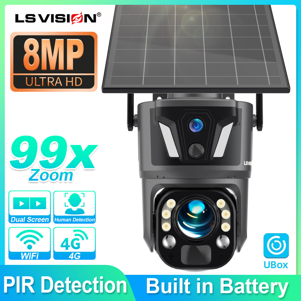 LS VISION 4K 8MP Outdoor Home  - Home Security Outdoor Camera System 评论和价格
