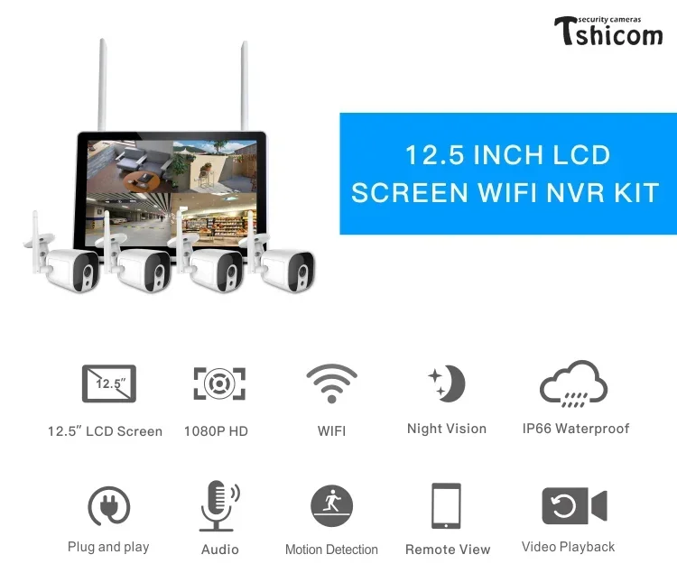 TUYA Smart Wi-Fi 4CH NVR Kit 1 - Home Security And Camera Systems 评论和价格