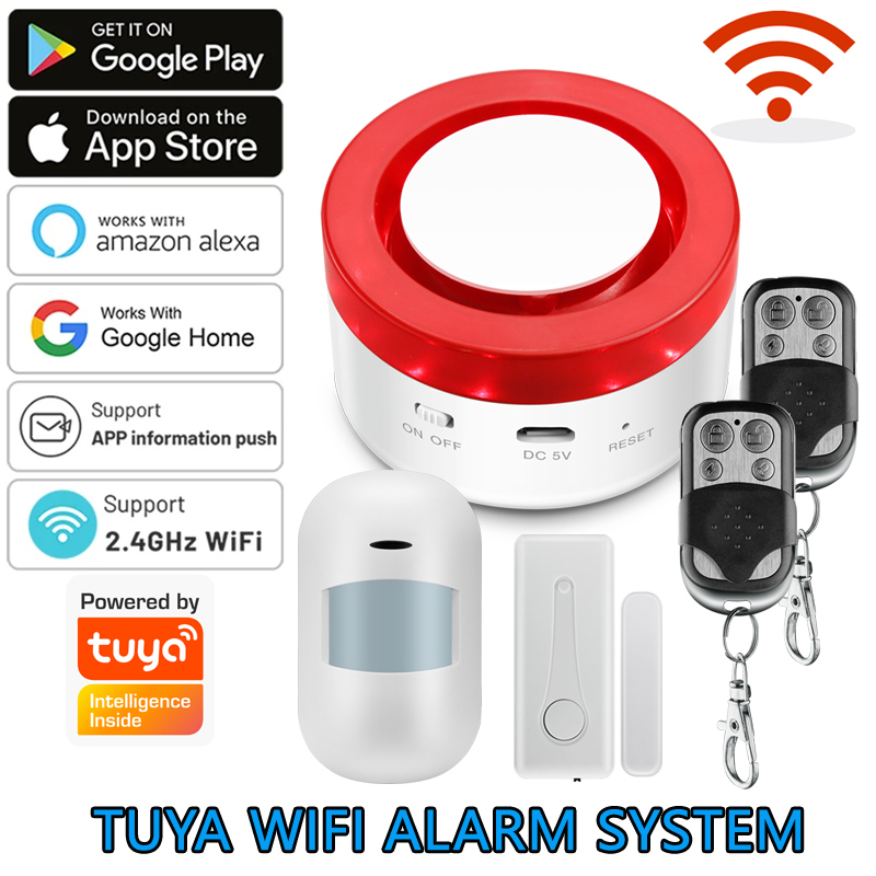 WiFi Tuya Home Alarm System 12 - Sim Gsm Alarm 评论和价格