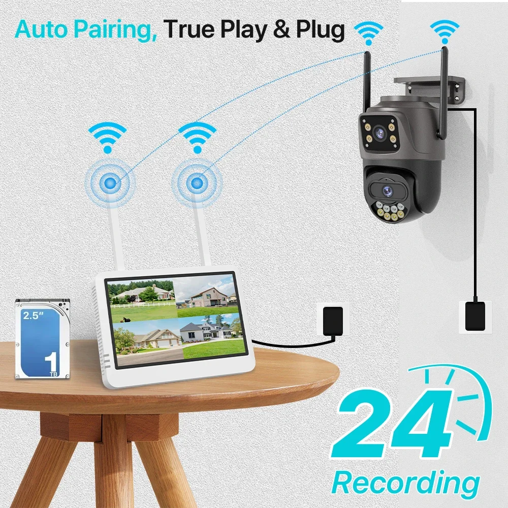 5MP WiFi Security 8CH NVR Kit  - Home Security Monitor 评论和价格