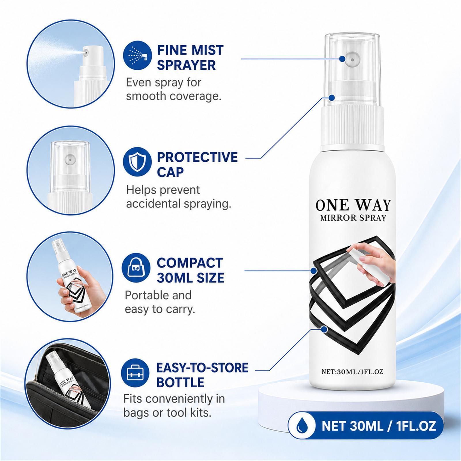Reflective Window Spray 30ml Q - Home Security For Windows 评论和价格
