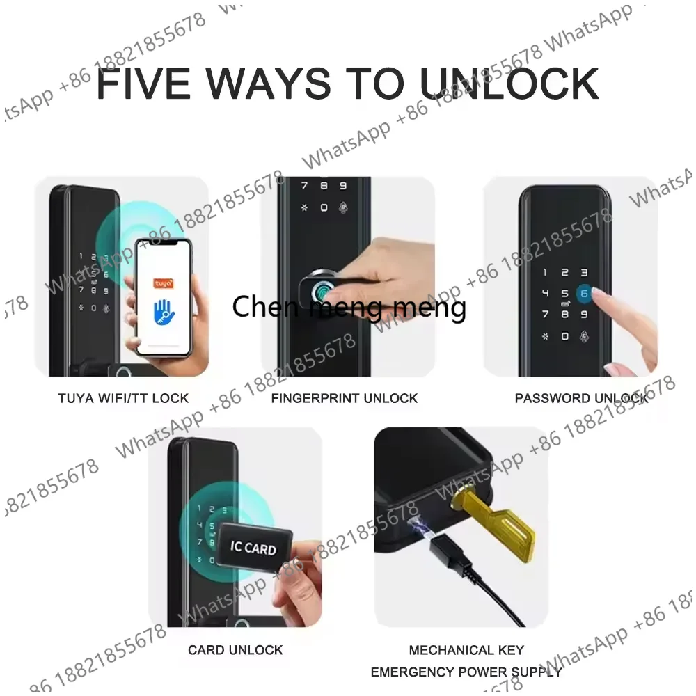 Rfid Fingerprint Handle Smart  - Home Security Battery Replacement 评论和价格