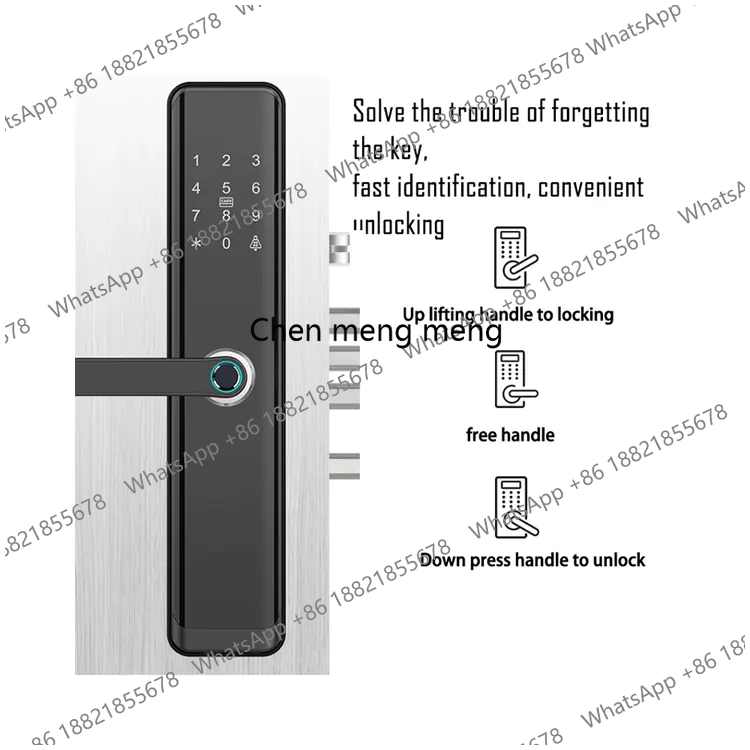 Rfid Fingerprint Handle Smart  - Home Security Battery Replacement 评论和价格