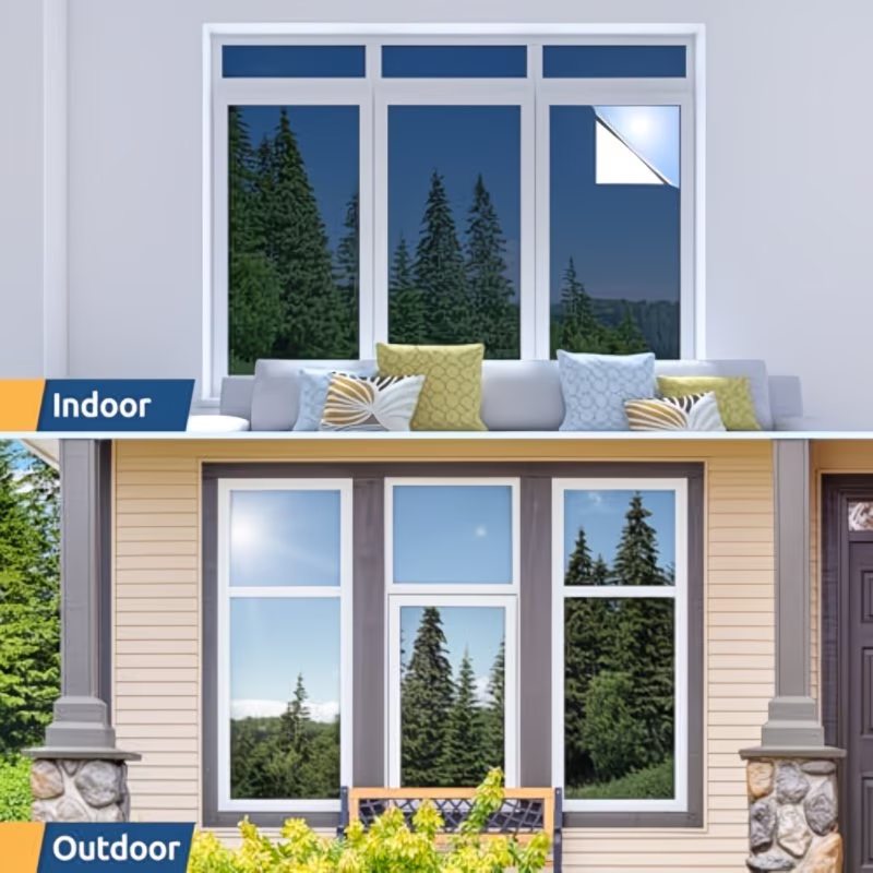 Reflective Mirror Film Sunshad - Home Security For Windows 评论和价格