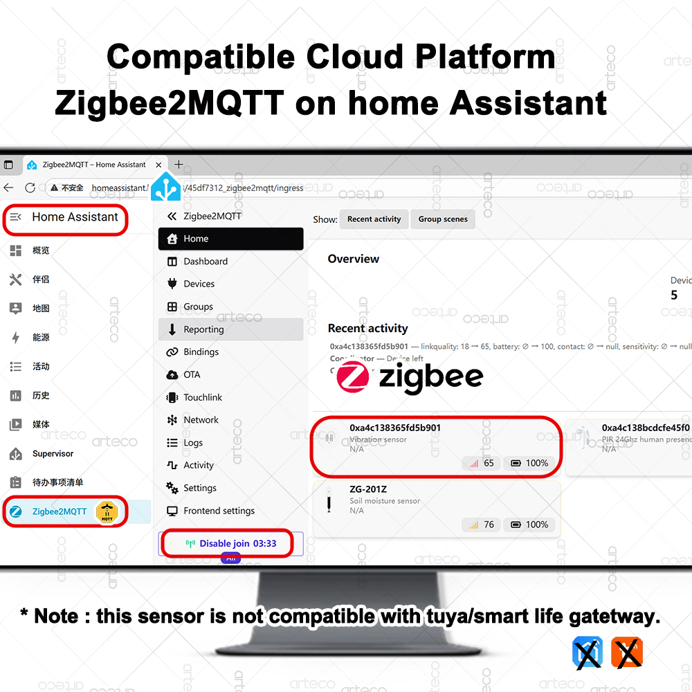 ZigBee Smart Vibration Sensor  - Home Security Monitor 评论和价格
