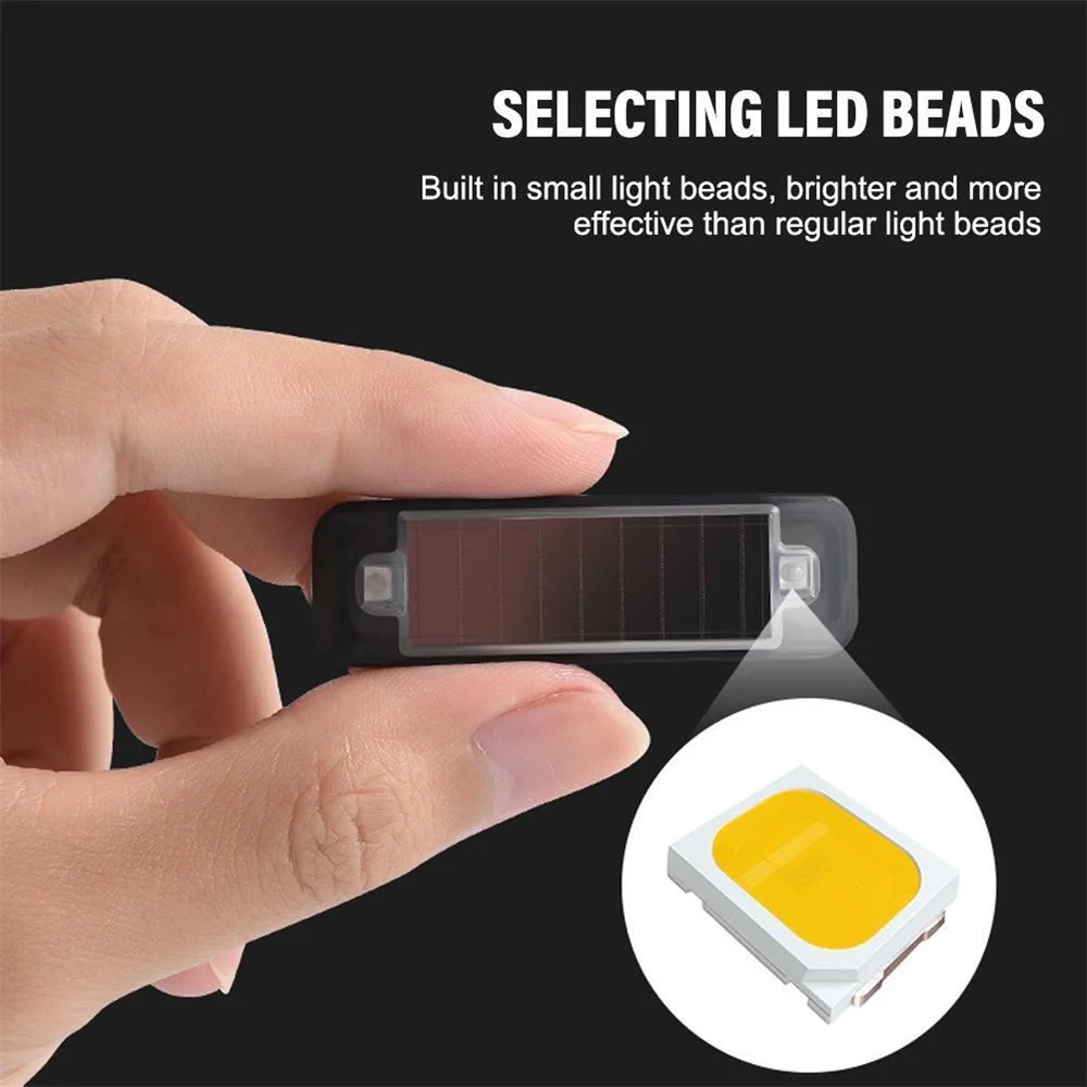 Mini LED Solar Power Car Warni - Solar Security Light 评论和价格