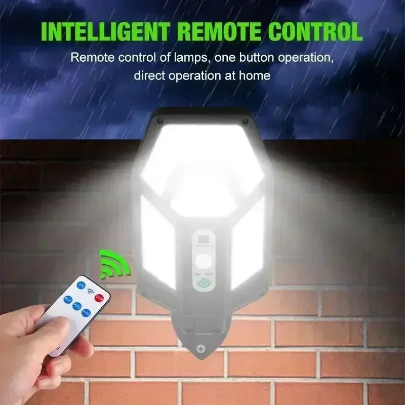 12000LM Powerful Solar Wall La - Solar Security Light 评论和价格