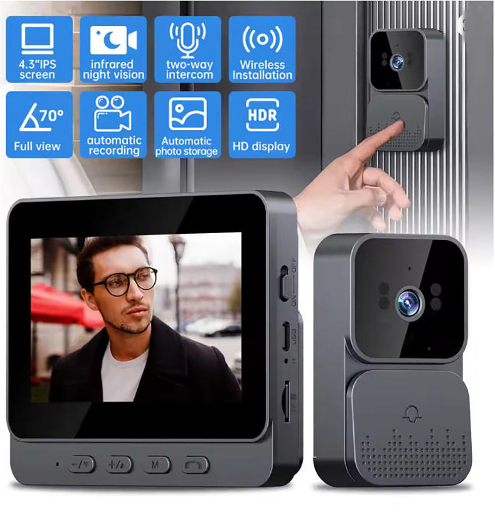 Doorbell Camera 4G Video Int - Home Security For Apartments 评论和价格