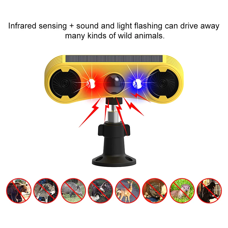 Solar Motion Sensor Alarm LED  - Solar Security Light 评论和价格