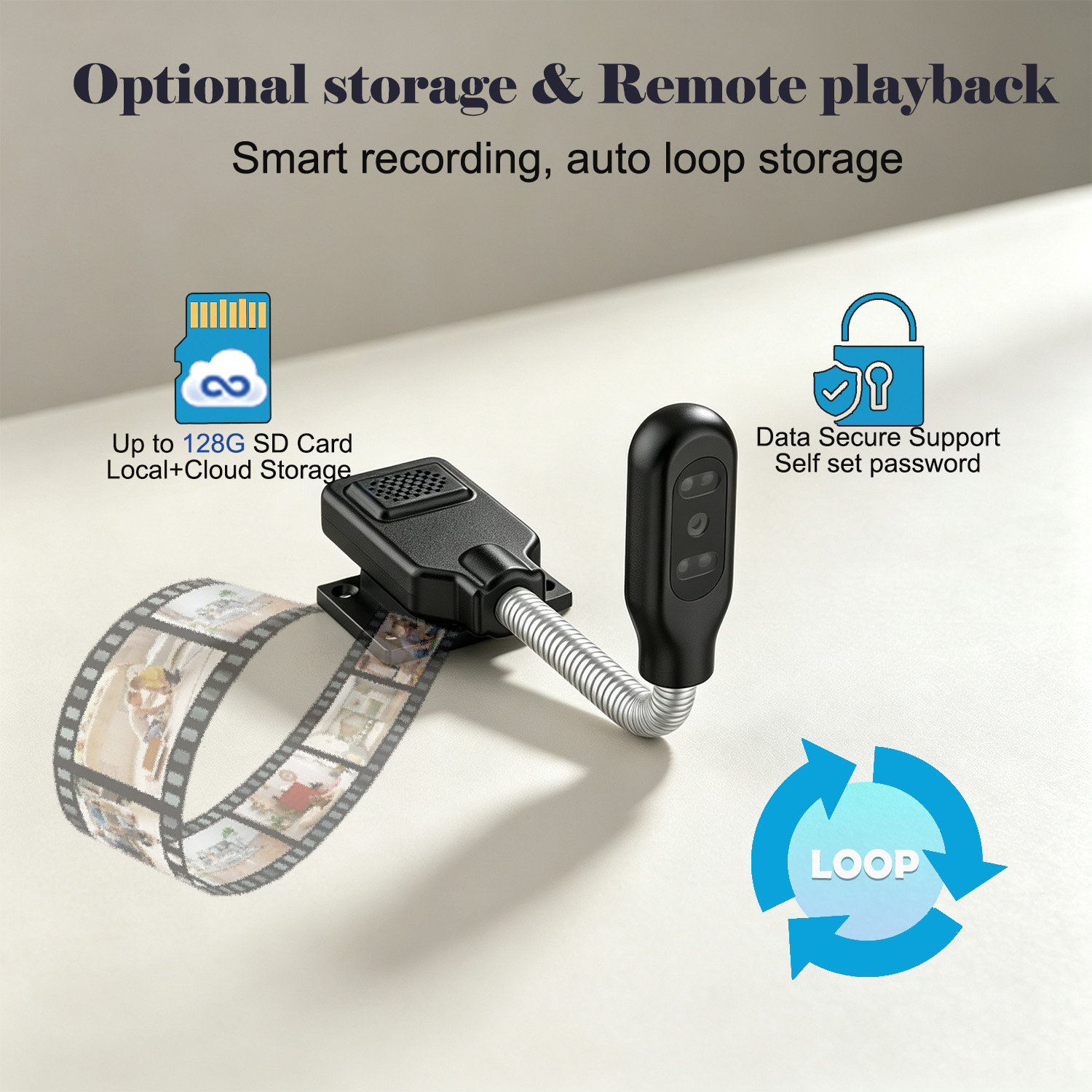 Flexible Gooseneck Baby Pet Mo - Home Security For Apartments 评论和价格