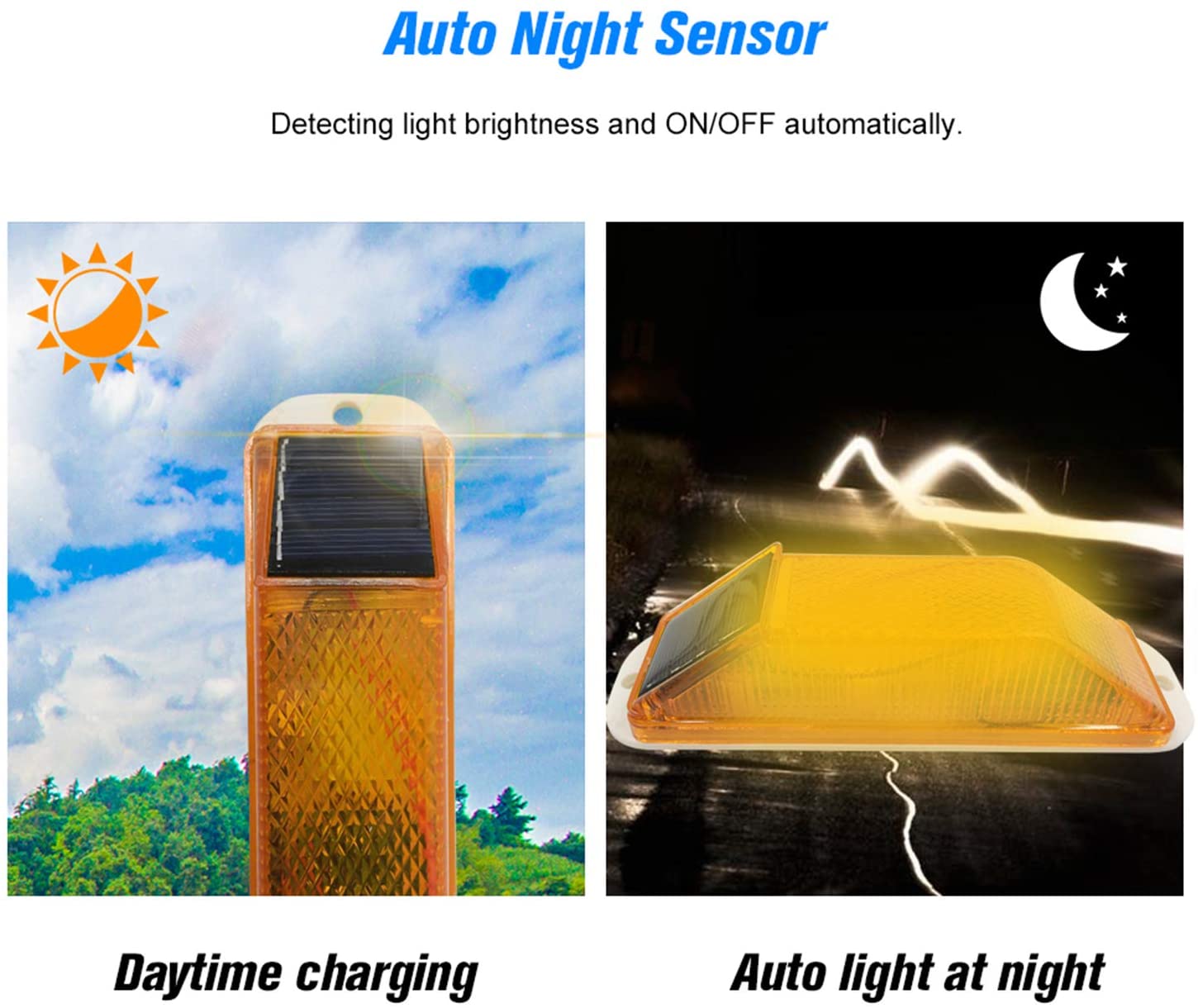 Solar Strobe Warning LED Lamp  - Solar Security Light 评论和价格