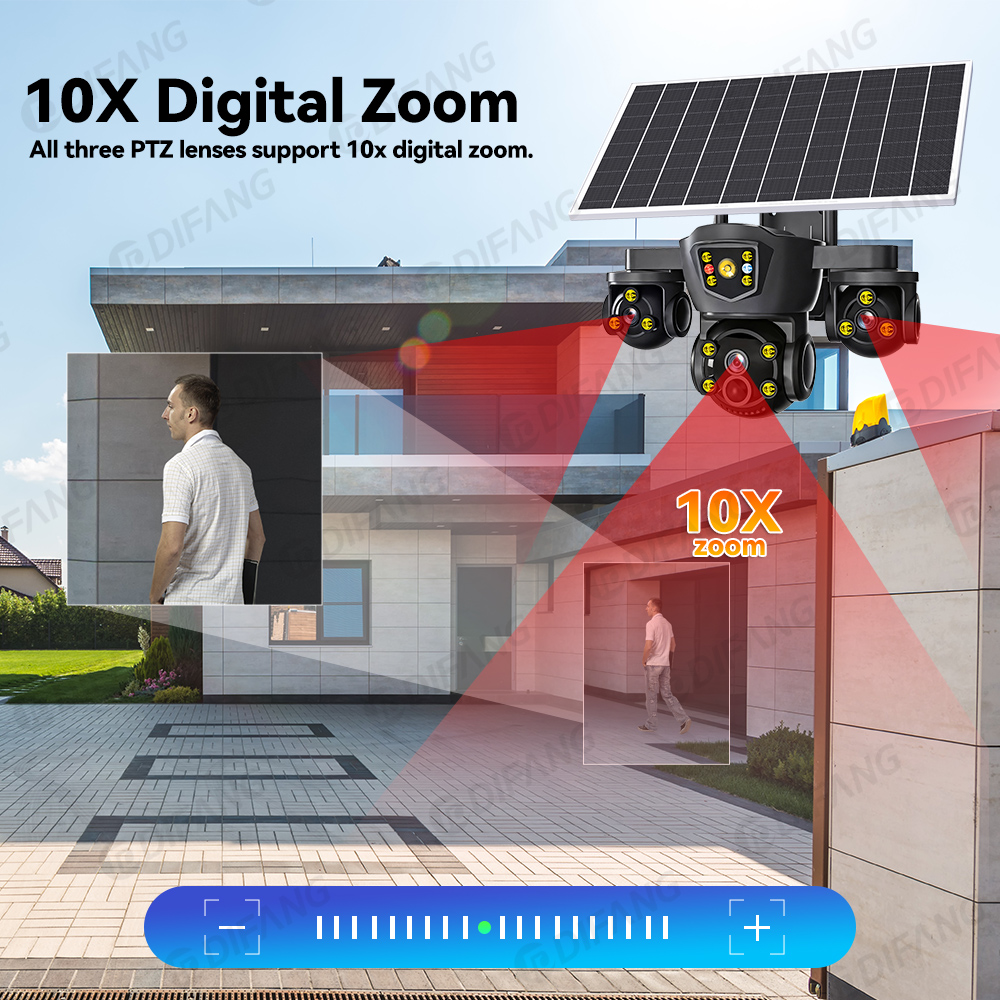 O-kam Pro New 15MP WIFI Solar  - Home Security Outdoor Camera System 评论和价格