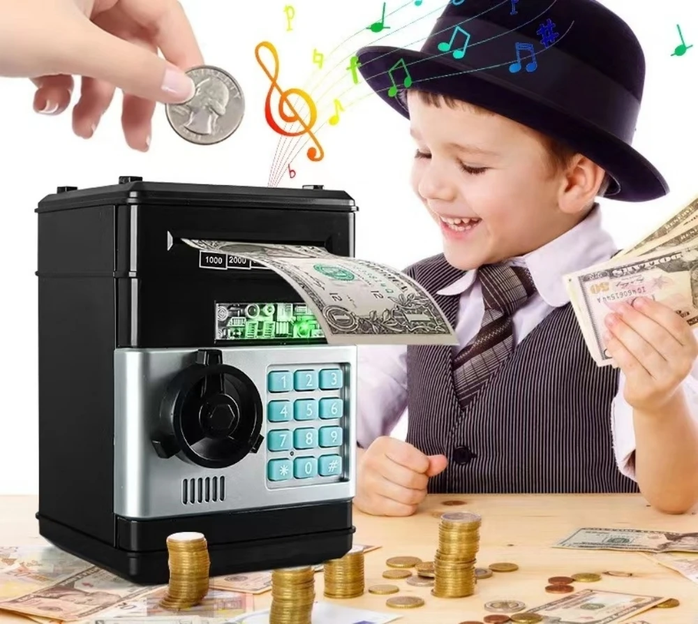 Electronic Piggy Bank ATM Pass - Safe Box Digital 评论和价格
