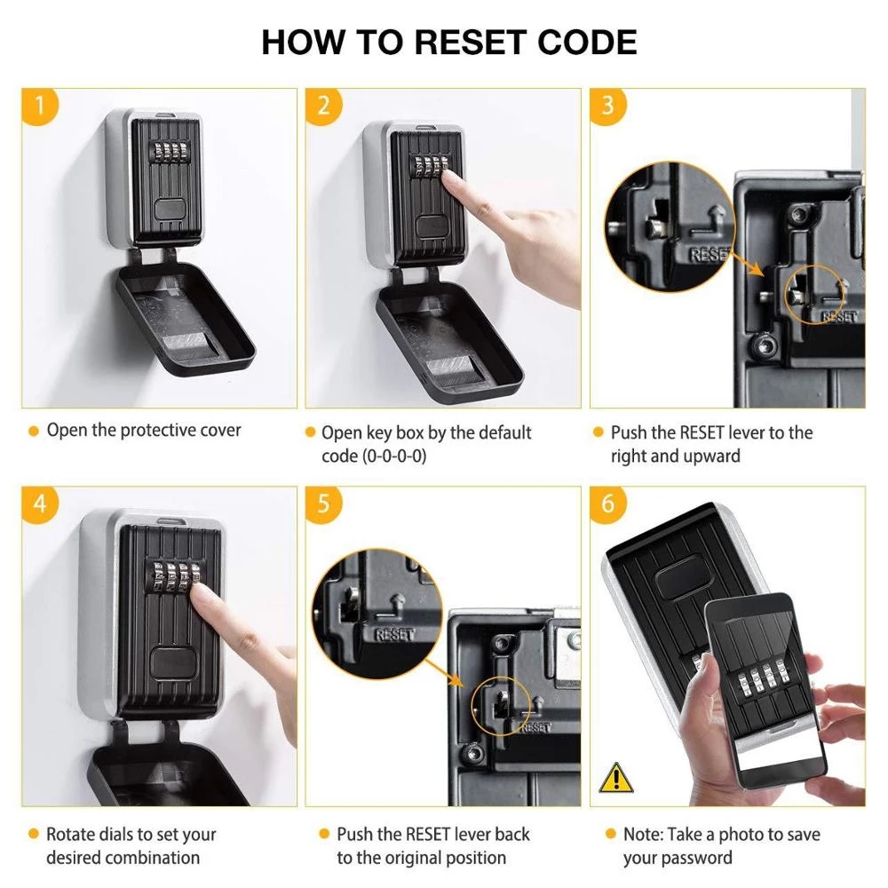 Wall Mounted Key Safe Box Mini - Safe Box Digital 评论和价格