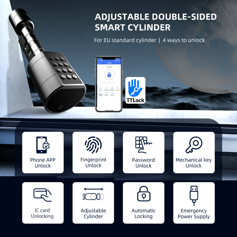 Smart Euro Cylindrical Door Lo - Home Security Essential 评论和价格