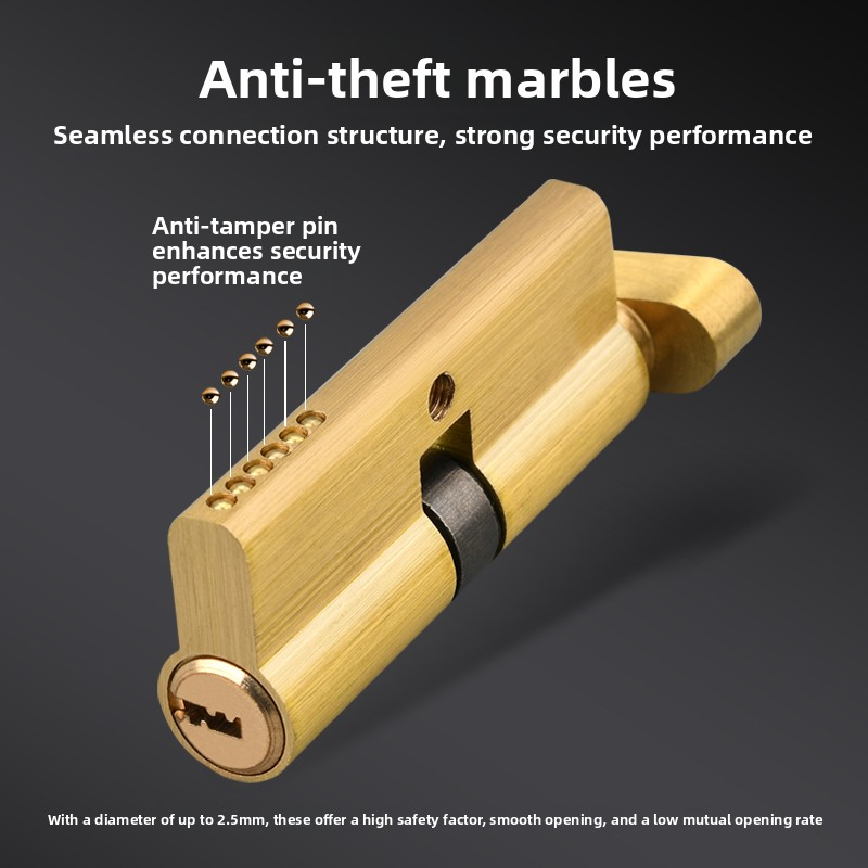 Door Cylinder Lock Biased 70mm - Home Security Essential 评论和价格