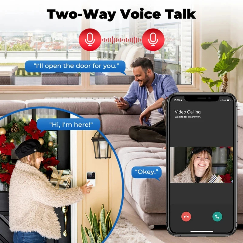 Smart Home WiFi Video Doorbell - Home Security And Camera Systems 评论和价格