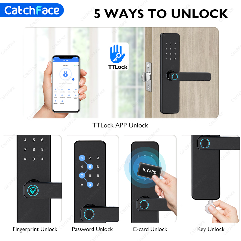 TTLock Fingerprint Smart Door  - Home Security Essential 评论和价格