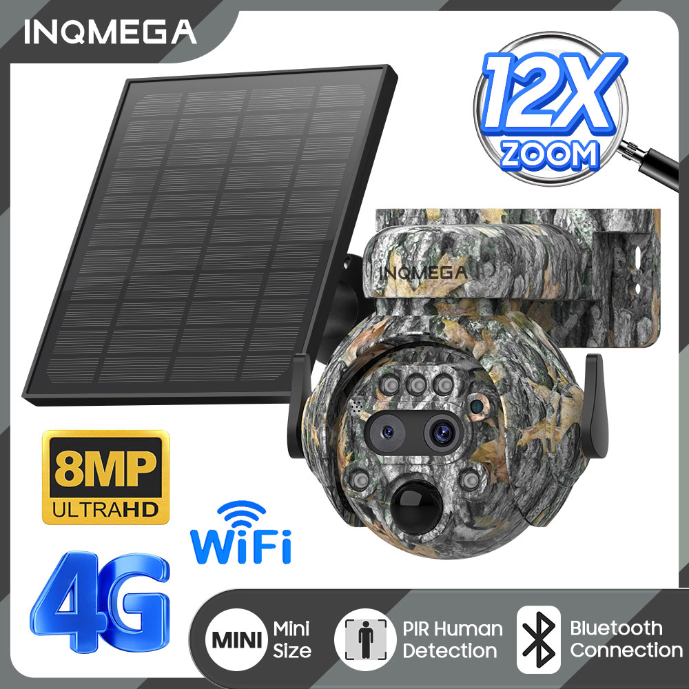 INQMEGA 8MP Solar Powered Came - Home Security Monitor 评论和价格