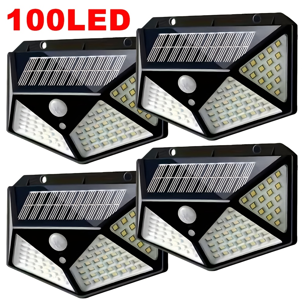 100LED Outdoor Solar Garden Li - Solar Security Light 评论和价格