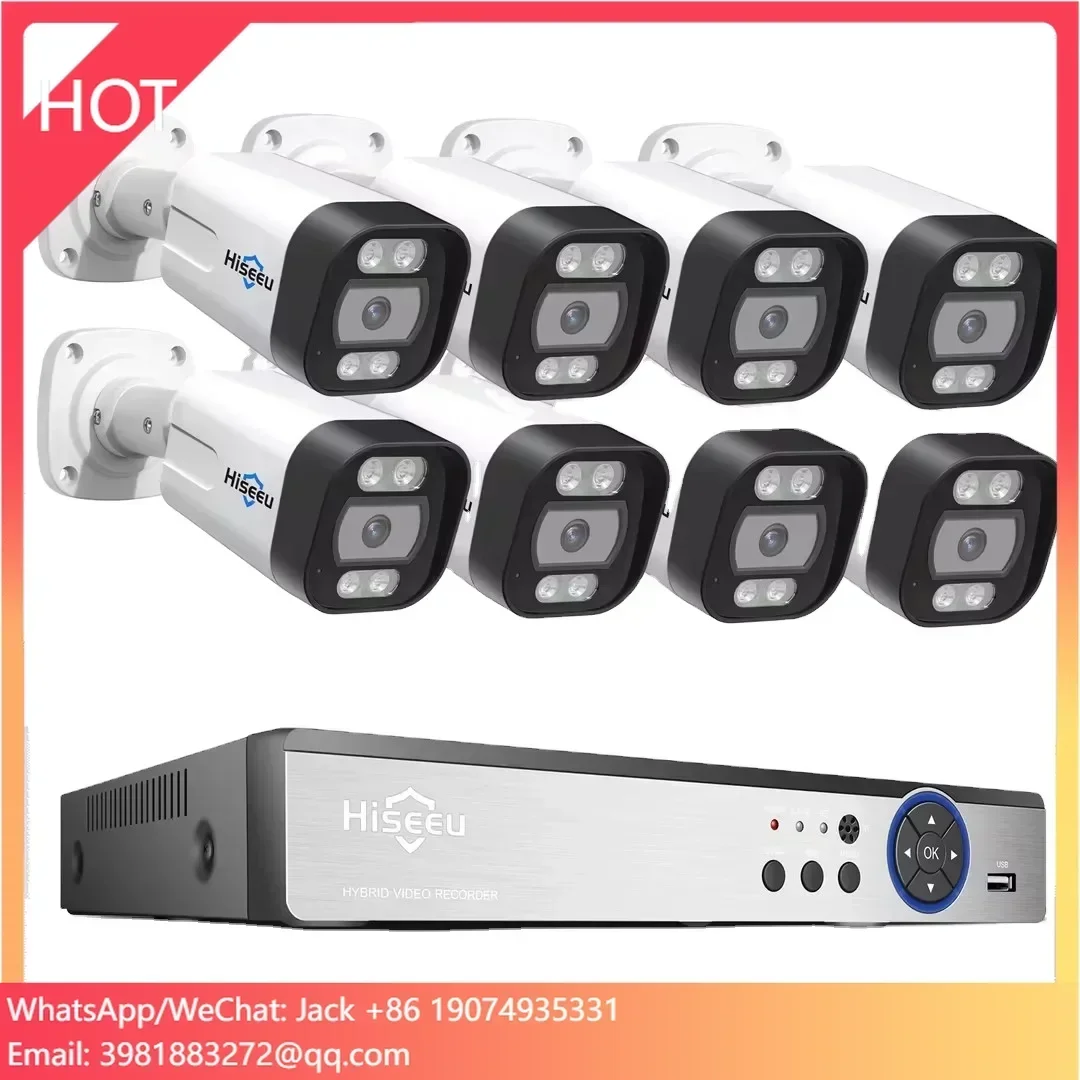 Hiseeu 4K 8channel 8mp Outdoor - Home Security And Camera Systems 评论和价格