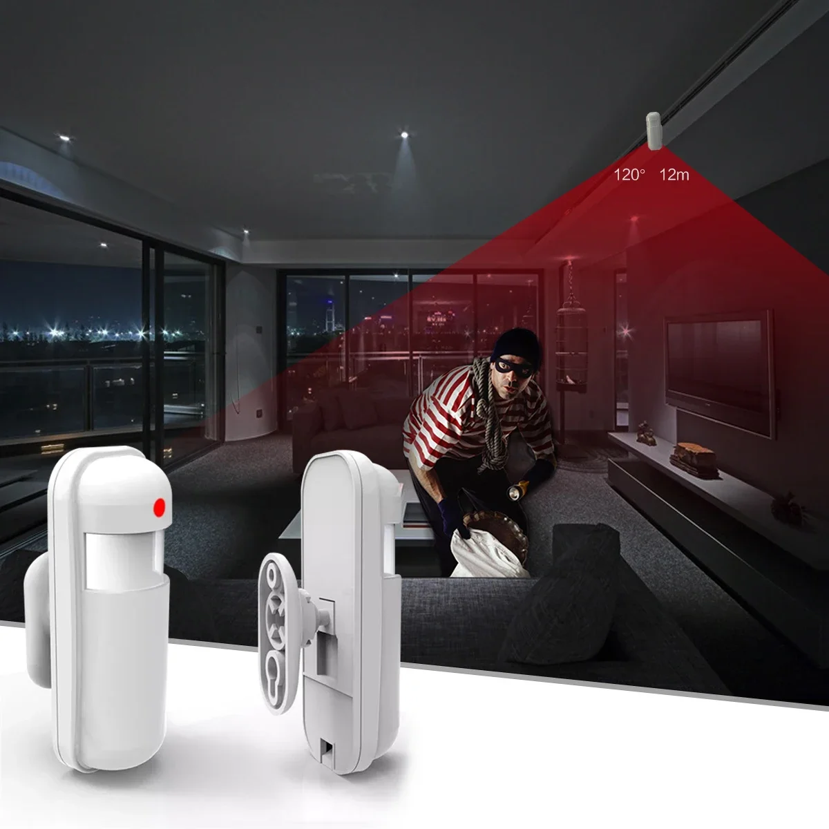 433MHz Motion Sensor Wireless  - Home Security Group 评论和价格