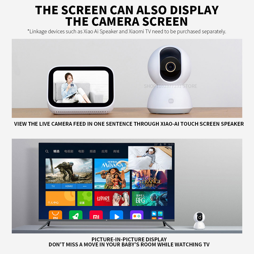Original Xiaomi Smart Camera 2 - Home Security Camera 360 Xiaomi 评论和价格