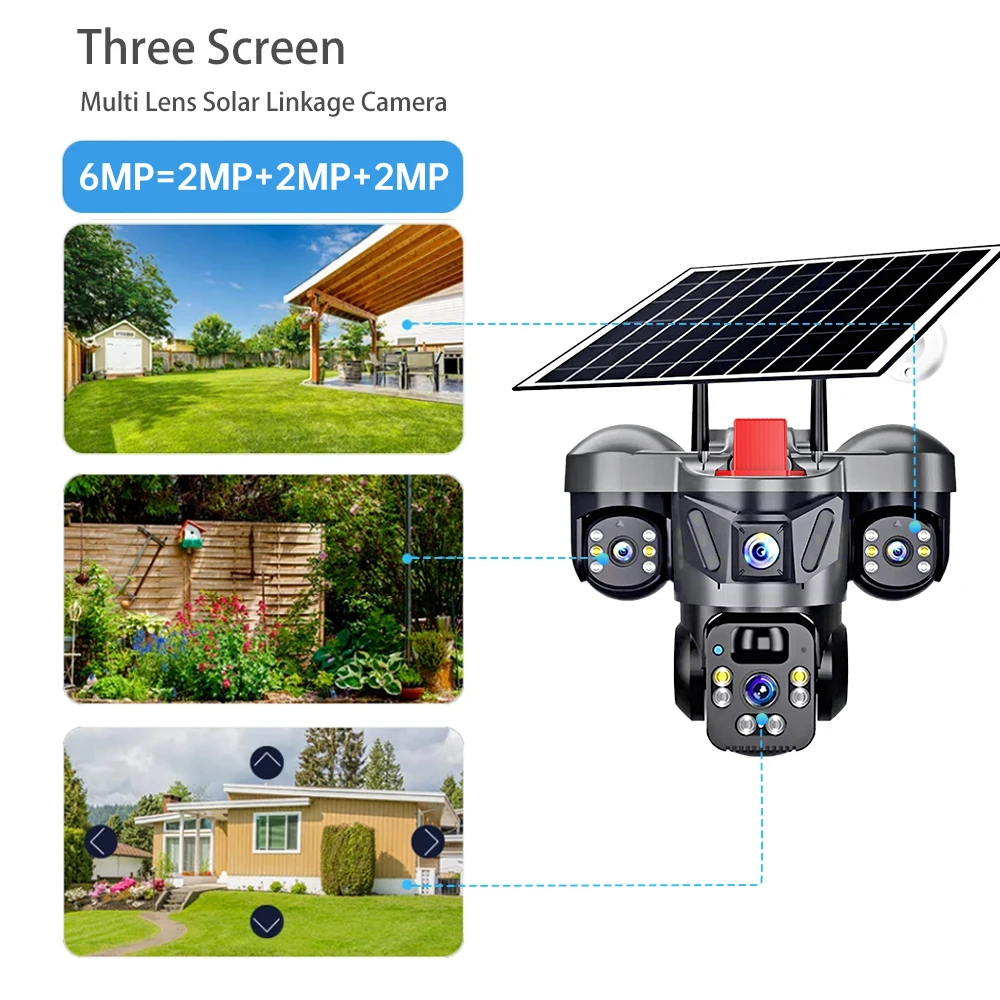 KERUI V380 Pro Outdoor PTZ 6MP - Home Security For Apartments 评论和价格