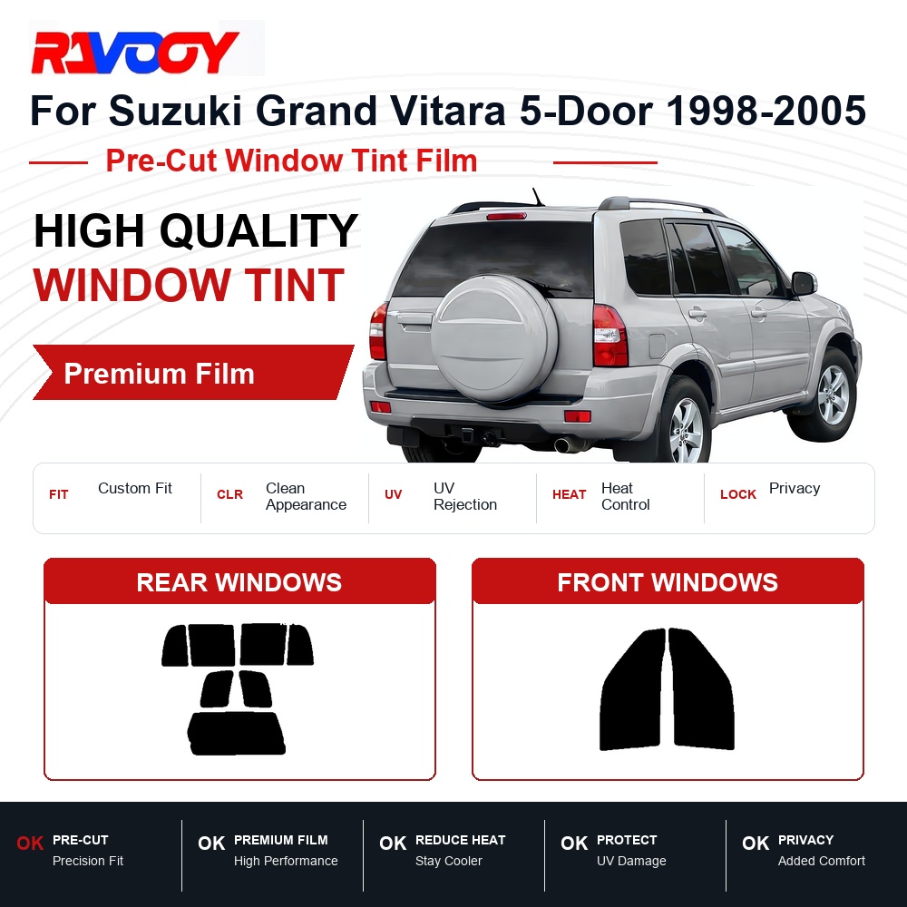 Premium Pre-Cut Window Tint Fo - Home Security For Windows 评论和价格