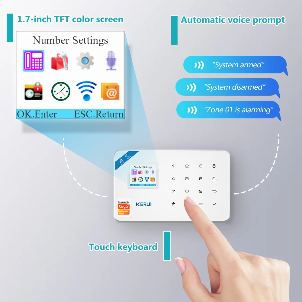 KERUI W181 Alarm System Securi - Home Security And Camera Systems 评论和价格