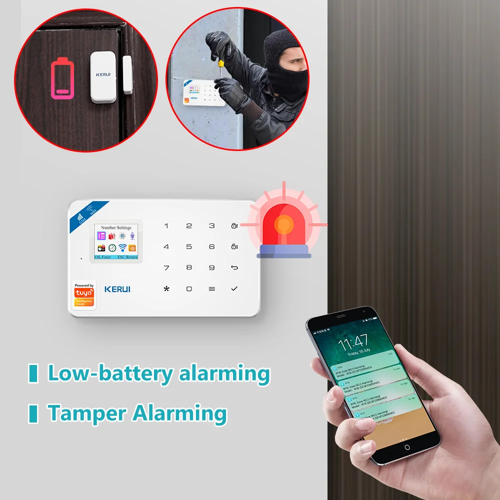 KERUI W181 Alarm System Securi - Home Security And Camera Systems 评论和价格