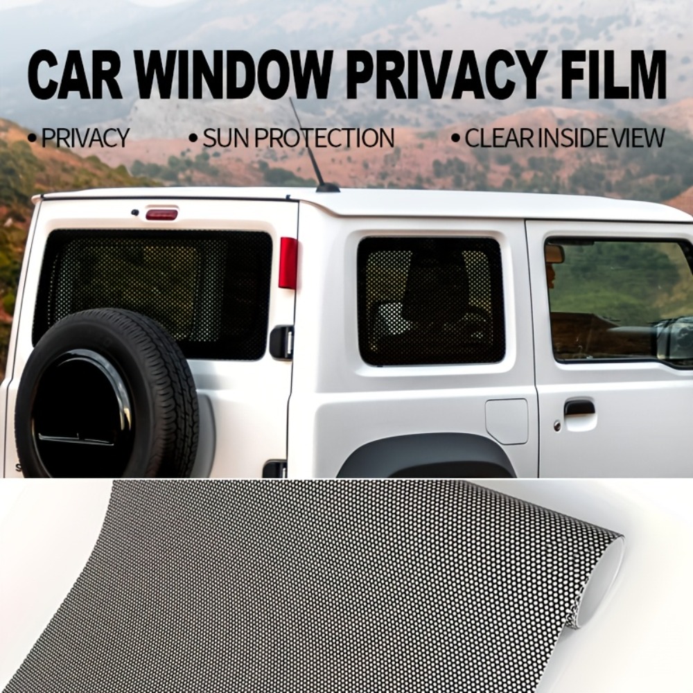 1Roll Black Perforated Vinyl P - Home Security For Windows 评论和价格
