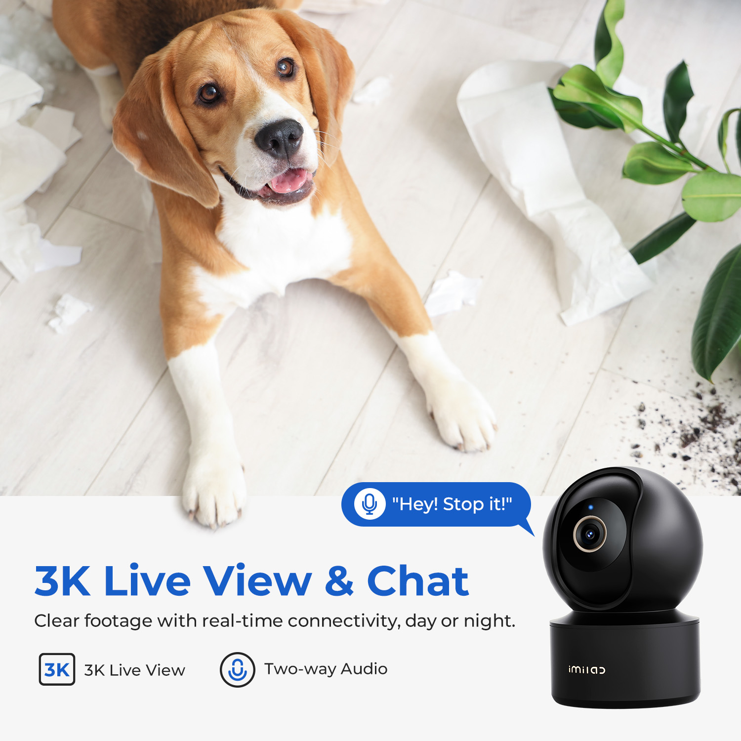 IMILAB Baby Monitor Indoor Sec - Home Security Camera 360 Xiaomi 评论和价格