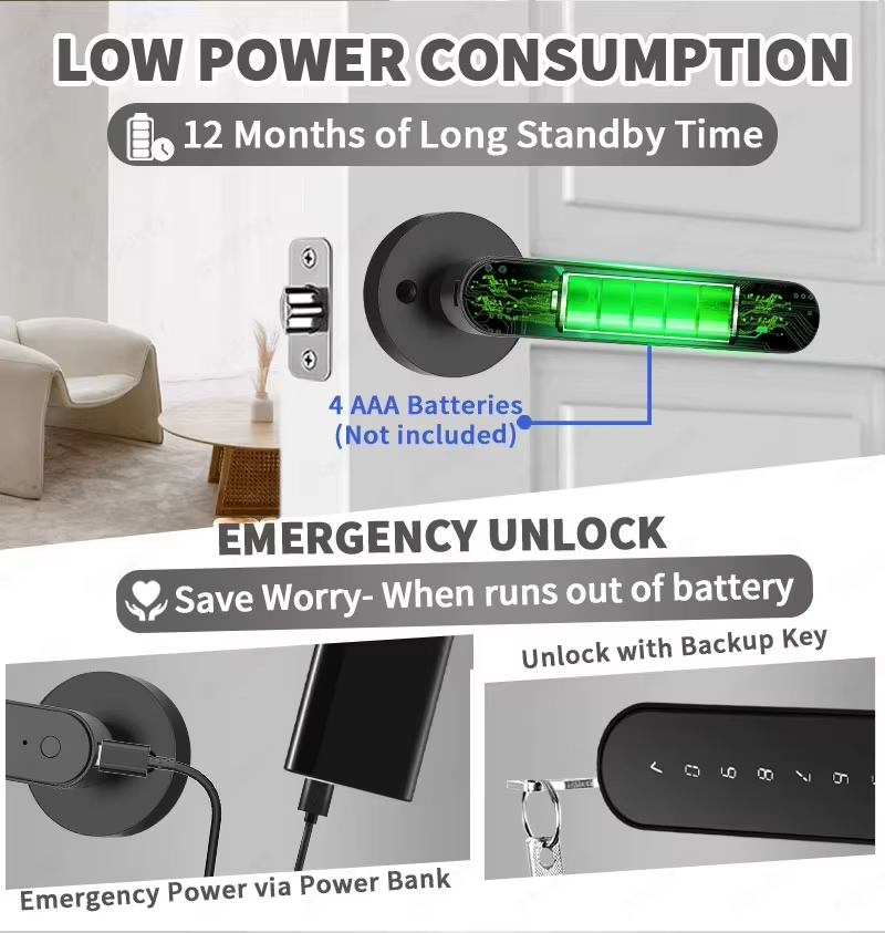 TTLock Smart Digital Door Lock - Home Security For Apartments 评论和价格