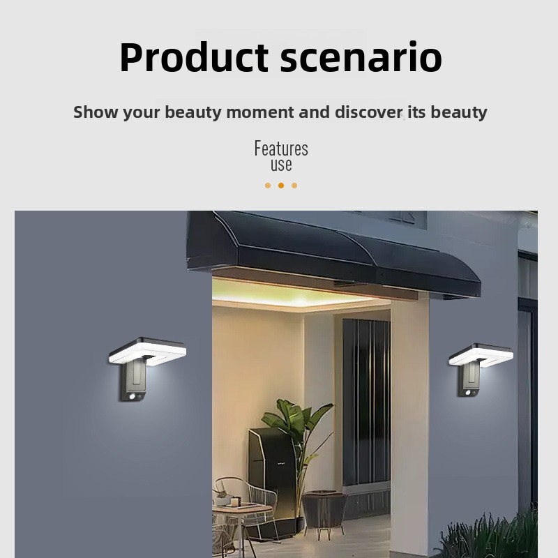 New Smart Outdoor Foldable Sol - Solar Security Light 评论和价格